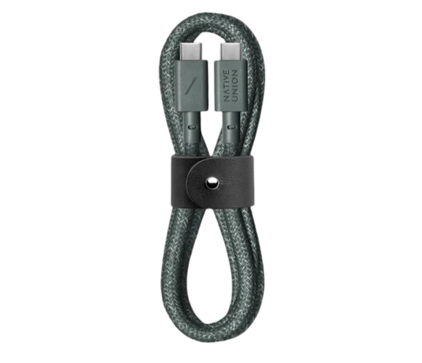 Native Union Belt Cable USB-C – USB-C 1,2m slate green - 1275952 - zdjęcie
